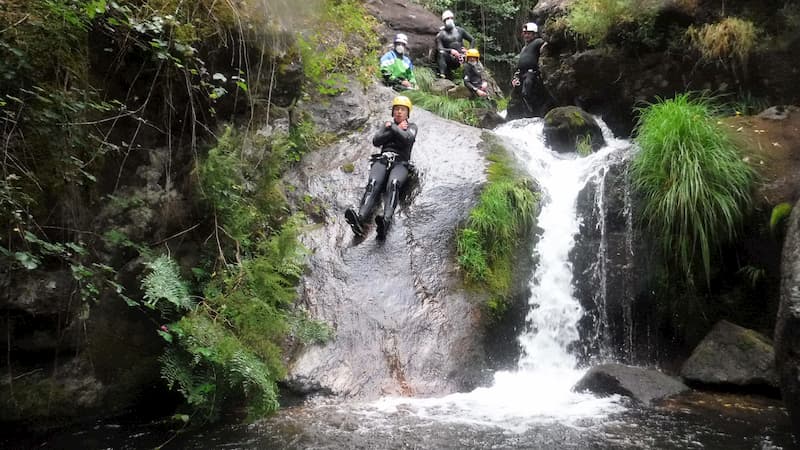 Barranco del luneda tobogán