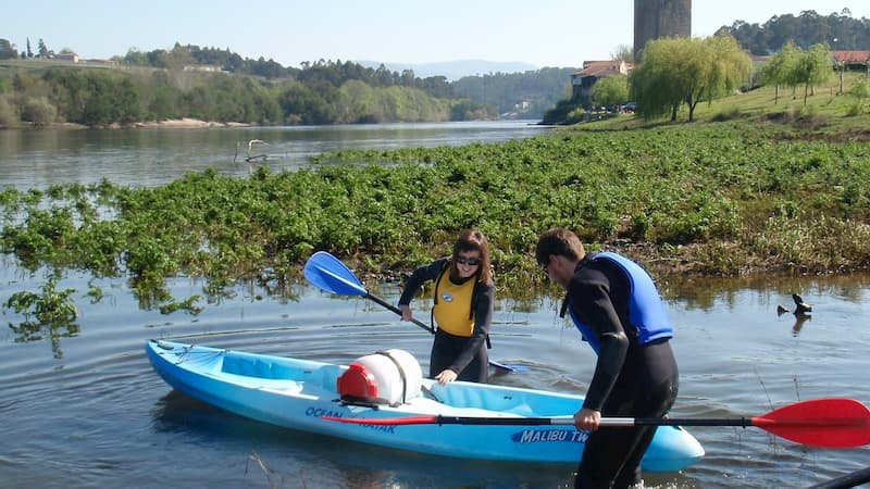 Kayak autovaciable por aguas tranquilas Portugal