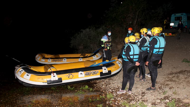 Rafting nocturno en Galicia Arbo