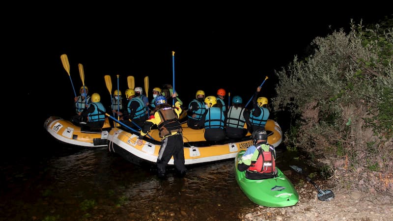 Rafting Nocturno Galiicia Arrepions