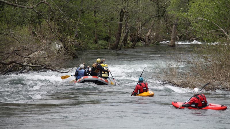 Rafting rio Tea Mondariz