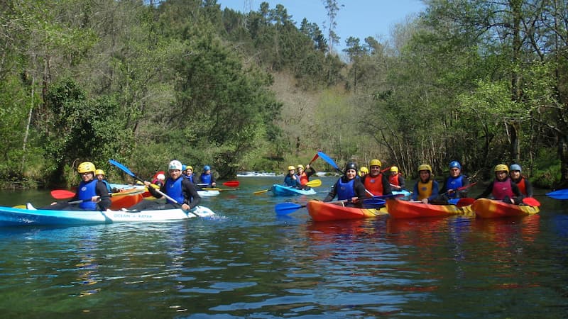 kayak autovaciable en galicia rio tea