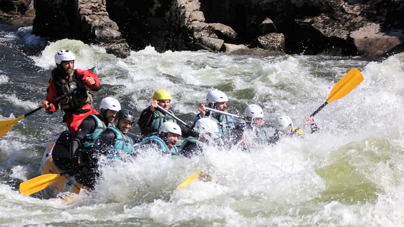 Rafting rio ulla arrepions