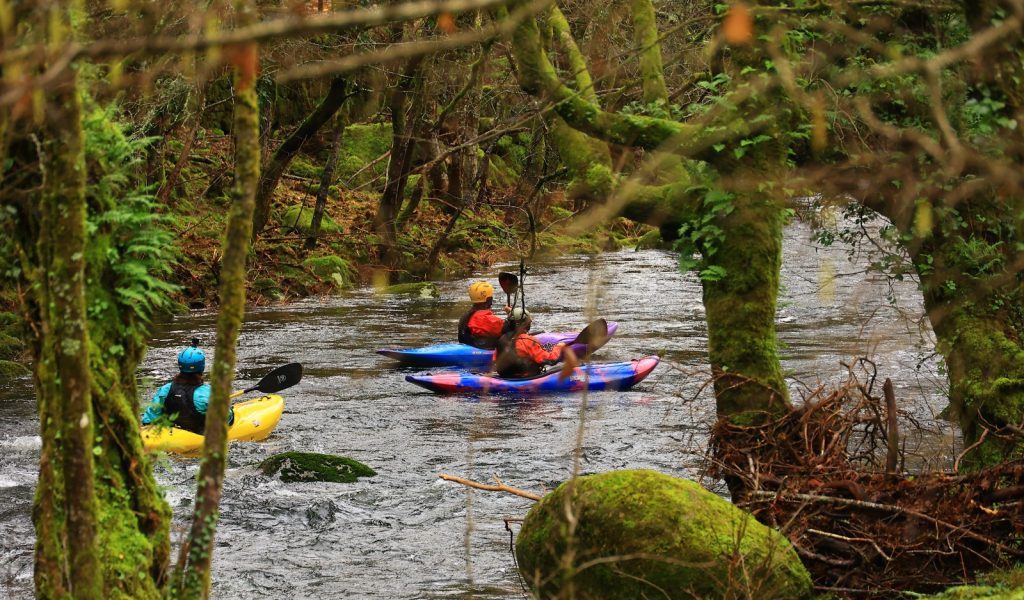 kayak in Galicia
